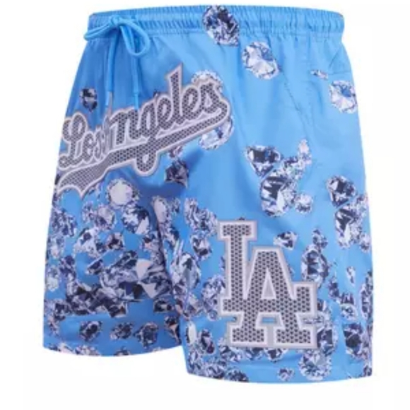 Pro Standard Men's Los Angeles Dodgers Diamond Shorts - Picture 1 of 8